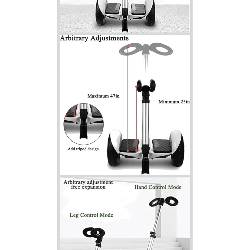 step|thought GYL Handlebar for Segway Ninebot miniPRO/miniLITE/S Silver Upgrade - Picture 3 of 4